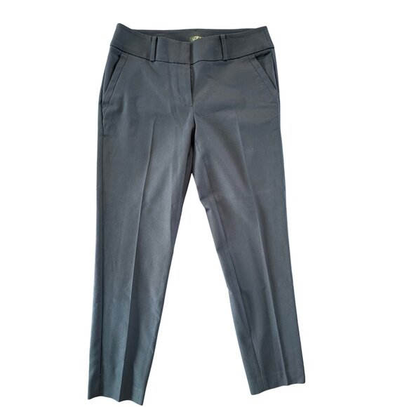 LOFT Julie Skinny Dress Pants Career Trousers in Navy Blue Size 6 - Picture 3 of 12